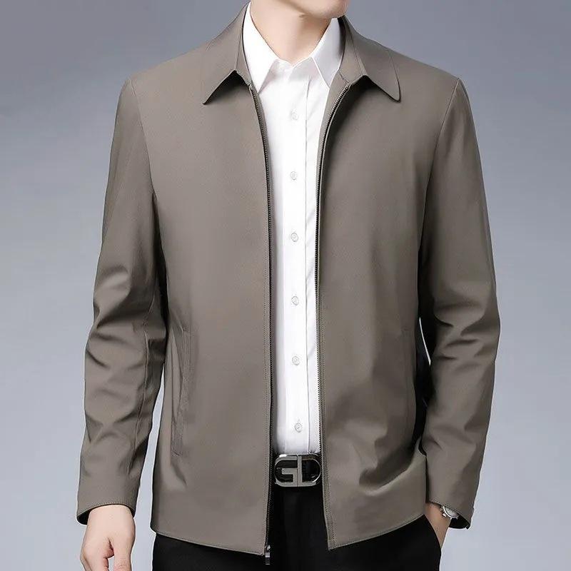 

Casual Jackets for Men Spring Loose Formal Blazers Thin Business Men s Jacket Office Male Outerwear Autumn Men s Clothing XXXL