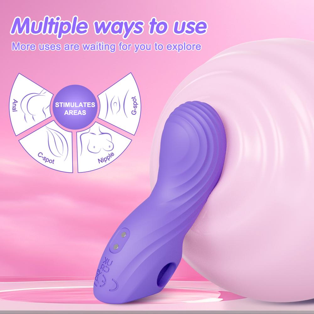 Bullet Finger Vibrator for Women G Spot Fast Orgasm Vagina Massage Clitoris Stimulator Female Vibrating Sex Toys for Couple