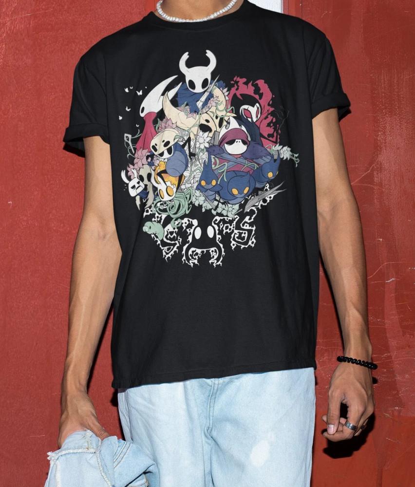 Unisex Hollow Knight Gaming T-Shirt, Indie Videogame Shirt Unisex T-Shirt XL