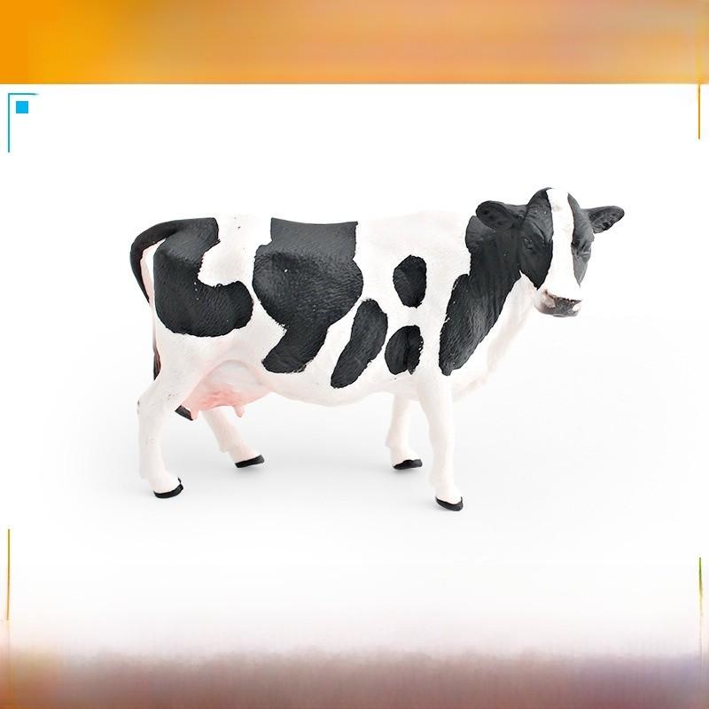 Realistische Bauernhoftier-PVC-Figuren mit Milchkühen und Stiermodellen für Kinder, Lernspielzeug