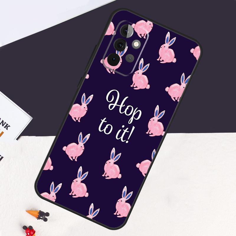 Bunny Rabbit Ears Cover For Samsung Galaxy A54 A34 A14 A52S A12 A22 A32 A52 A72 A13 A33 A53 A50 A51 A71 Case
