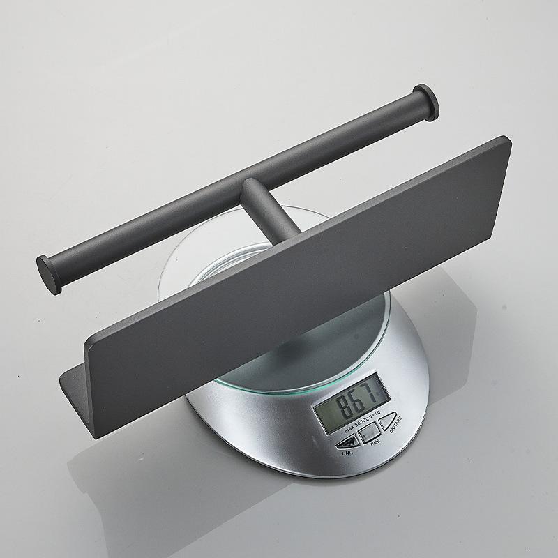 304 Stainless Steel Bathroom Paper Towel Holder Black/Grey Toilet Tissue Holder Wall Mounted Phone Holder Roll Paper Holder