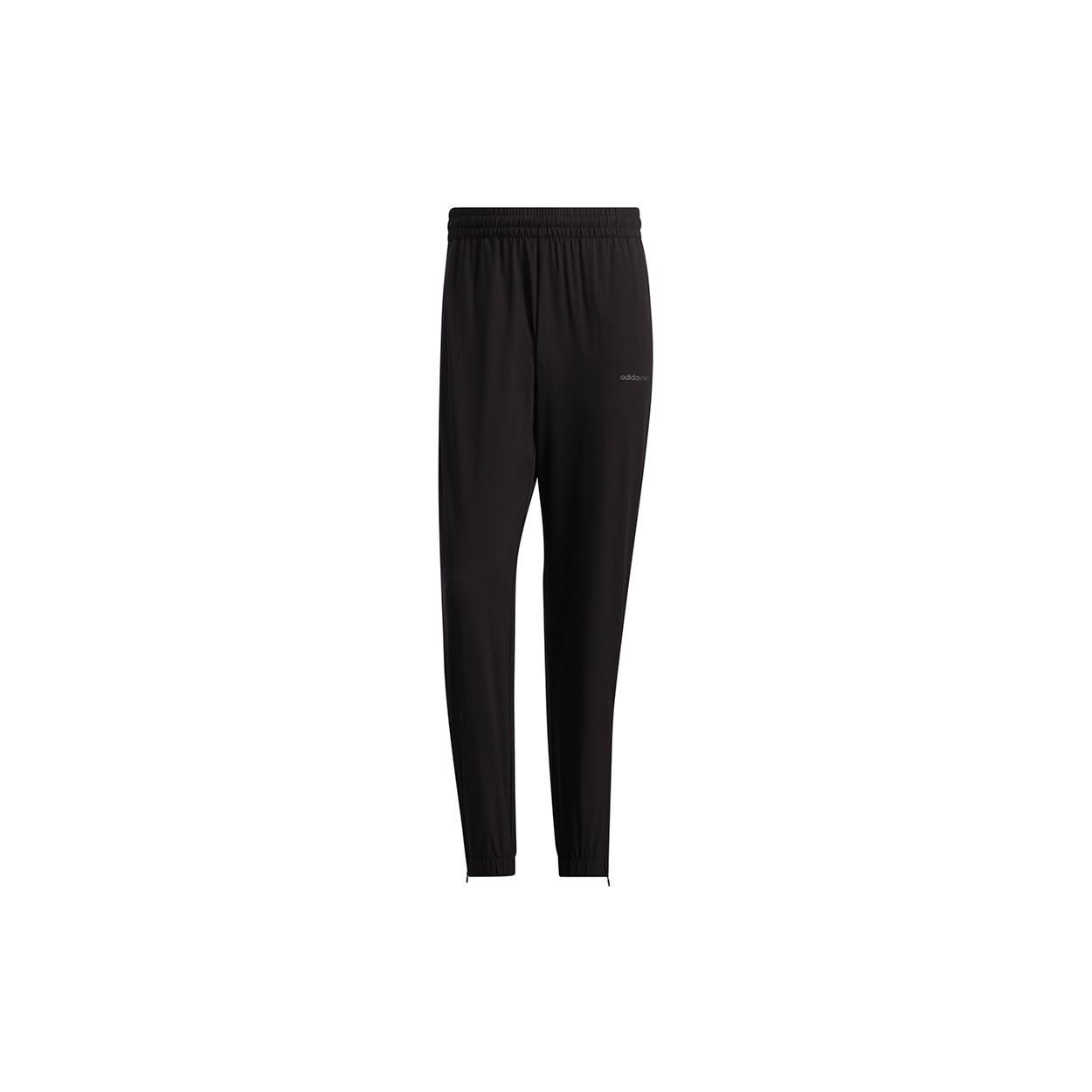 adidas neo Casual Sports Side Stripe Bundle Feet Long Pants Black Men s GP5676 S