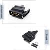 Trailer Camper Rv 12pin Connector With Durable Plastic Housing For Offroad Vehicles
