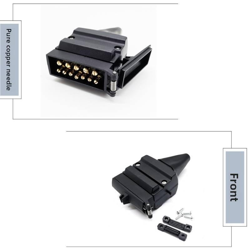 Trailer Camper Rv 12pin Connector With Durable Plastic Housing For Offroad Vehicles