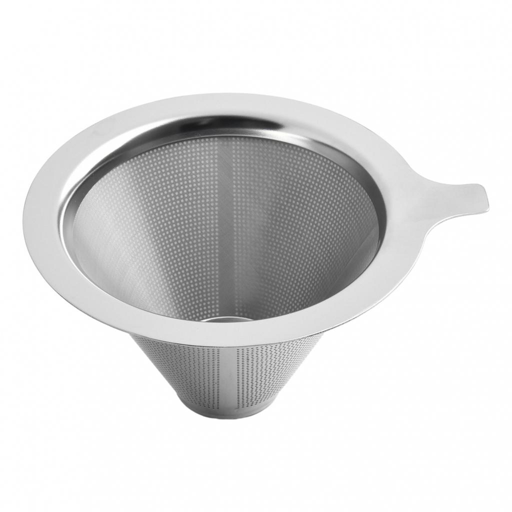 Coffee Filter Dripper Filter Tea Strainer Stainless Steel Pour Over Cone 2018