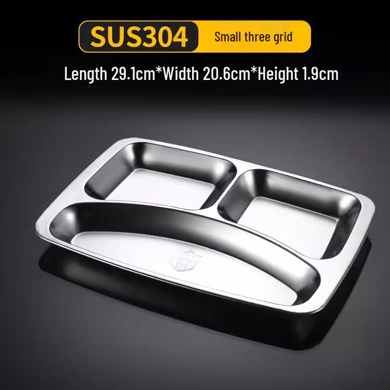Sweet & Elegant 304 Stainless Steel Meal Tray