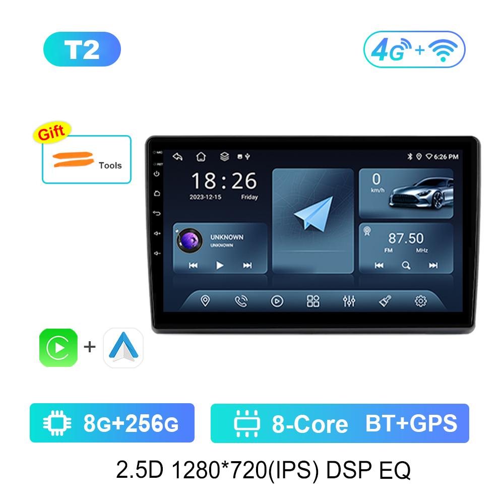 Android Intelligent System Navigation GPS for Fiat Ducato 2007 - 2015 Car Radio Multimedia player 2.5D Screen WiFi+4G Head Unit