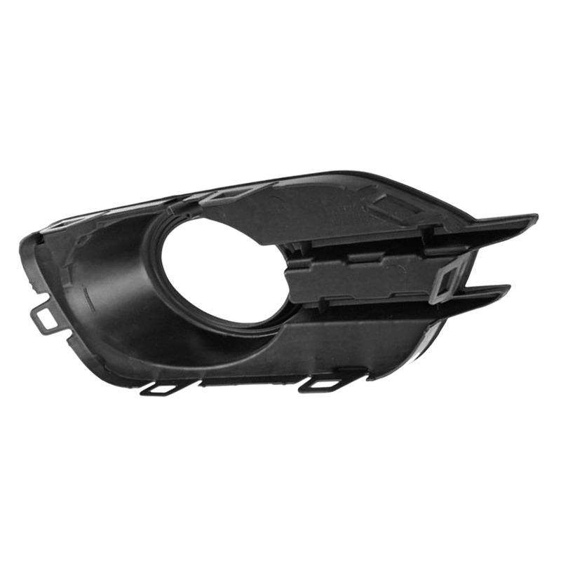 2pcs Car Front Bumper Fog Light Grille Cover Trim ABS Fog Lamp Bezel 5N0853665J for VW Tiguan 2012 2013 2014 2015 2016 2017 2018