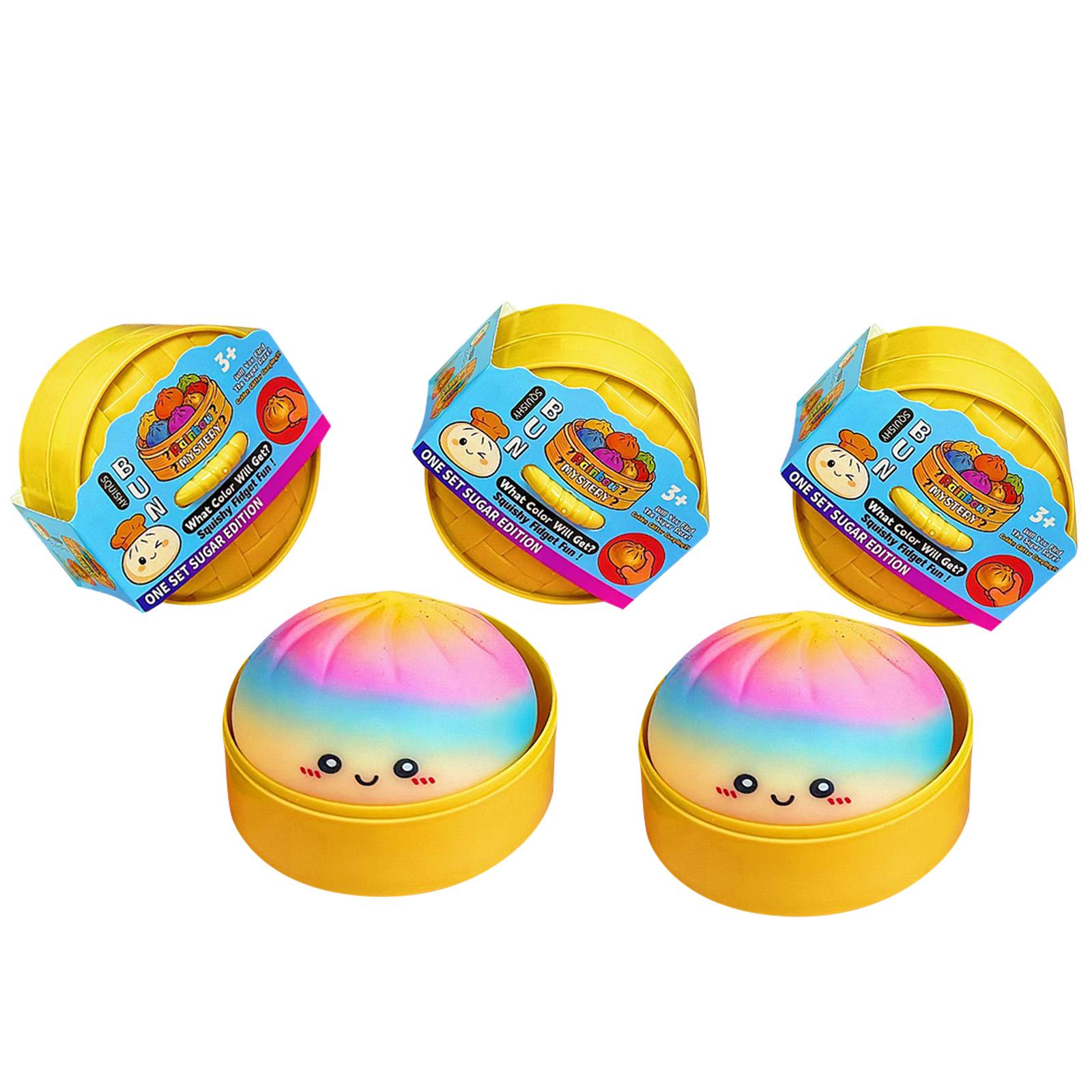 

Colorful Steamed Bun Stress Relief Toy, Soft Relaxation Toy, Realistic Small Bun Play Toy, 12 Pieces Full Set One Size