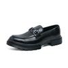 Fashion Men's Leather Casual Shoes High-end Brand Daily Commuting Business Shoes Classic Brown Men's Thick Soled Loafers Massage Sole