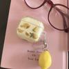 Creative Transparent Yellow Cut Lemon Pendant for AirPods 1 /pro1 Earphone Protective Case Cover Two or Three Generations of New Models