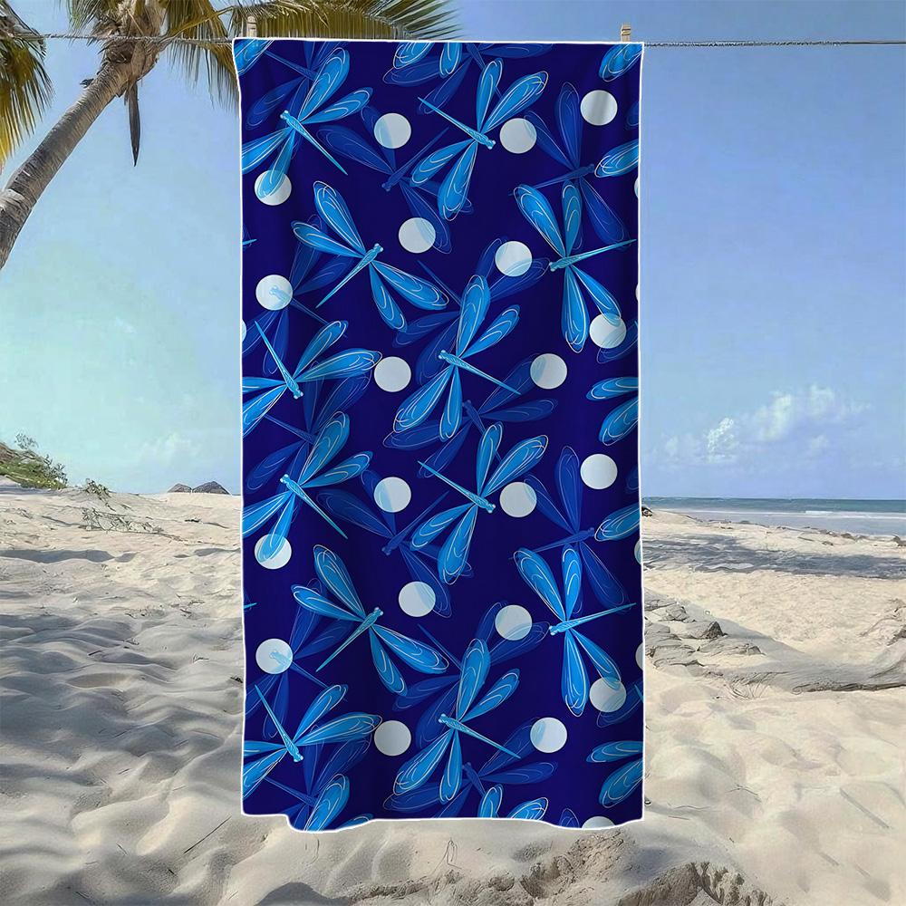 

Paisley & Marine Life Beach Towel, Soft Quick-Drying, Perfect For Portable Outdoor Travel, Swimming, Camping And Summer Beach W40*H60(CM)