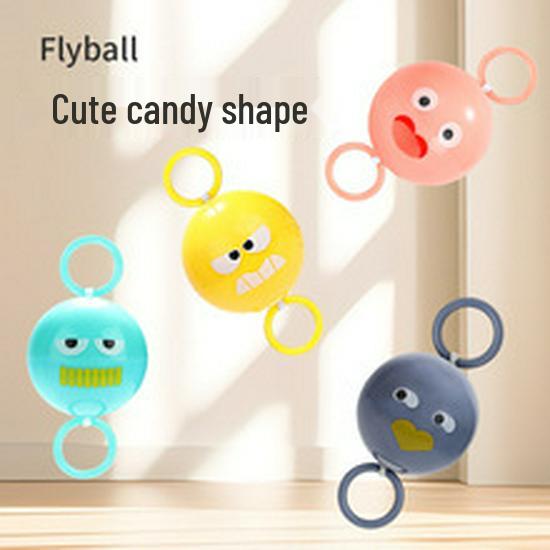 Glowing Rotating Flash Flywheel: Pull String Puzzle Toy for Kids