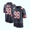 Chicago Bears Football Trikot 18 Williams 98 Schweißdruck NFL Sport