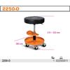 SWIVEL STOOL WITH TRAY - BE 2250-O