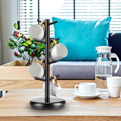 Coffee Mug Holder, Cup Wood Station Organizer, Hanger Stand