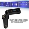 Car Wireless Bluetooth Call Hands-free MP3 Music Player FM Transmitter USB Port Multifunctional with LED Display Window Cars Kit