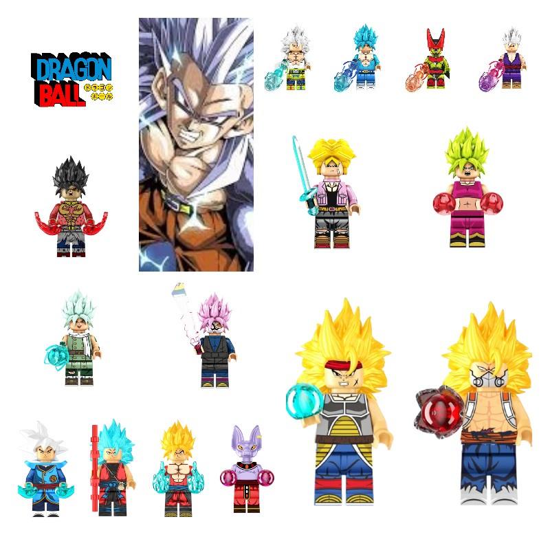 Kf6181a/kf6182a Dragon Ball Son Goku Vegeta Building Blocks Kids Toy Set