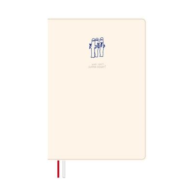 Daigo 2026 Moomin Wöchentlicher Vertikaler Planer, B6, Hattifatteners, Elfenbein, E6217, Start Dezember 2025