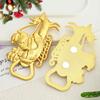 Cartoon Christmas Bottle Opener Santa Claus Snowman Can Opener Refrigerator Magnet  Christmas Day