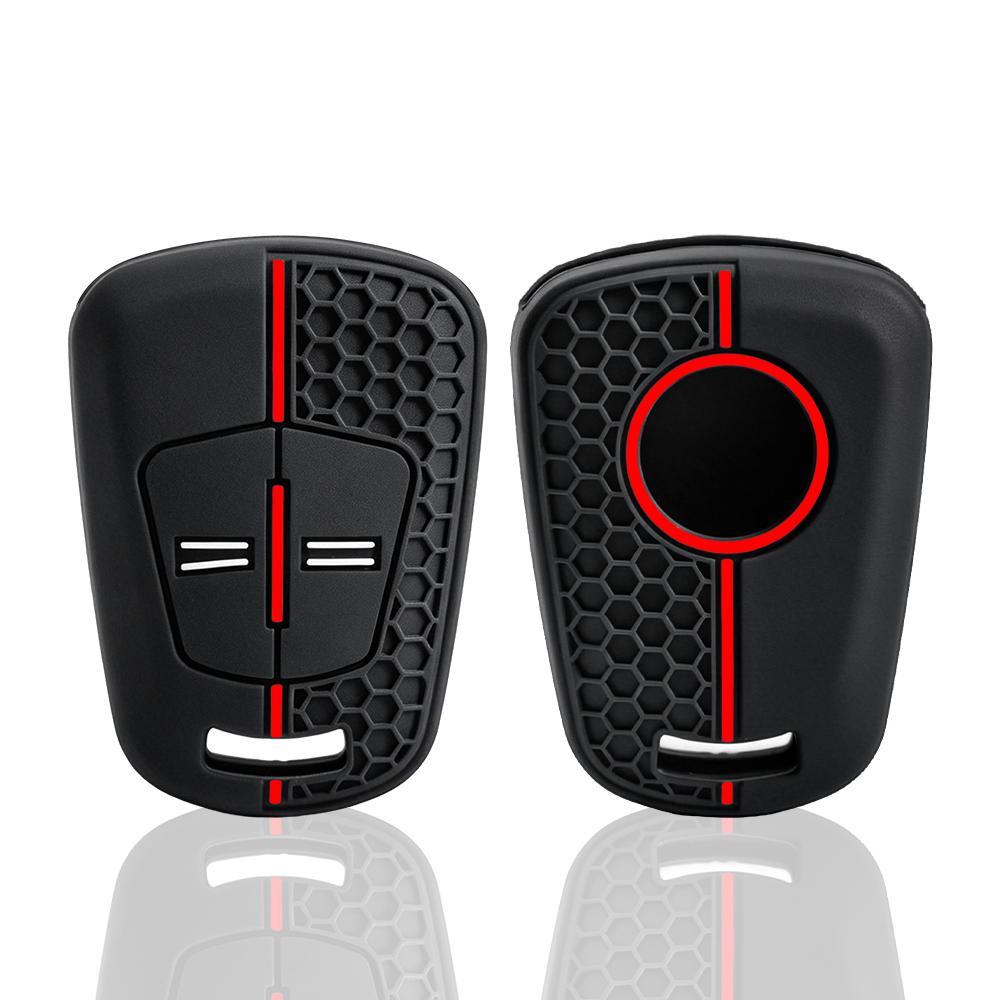 Car Styling High-Quality 1 Pcs Silicone Remote Car Key Case Shell For Vauxhall Opel Corsa Agila Meriva 2 Buttons Key Protection