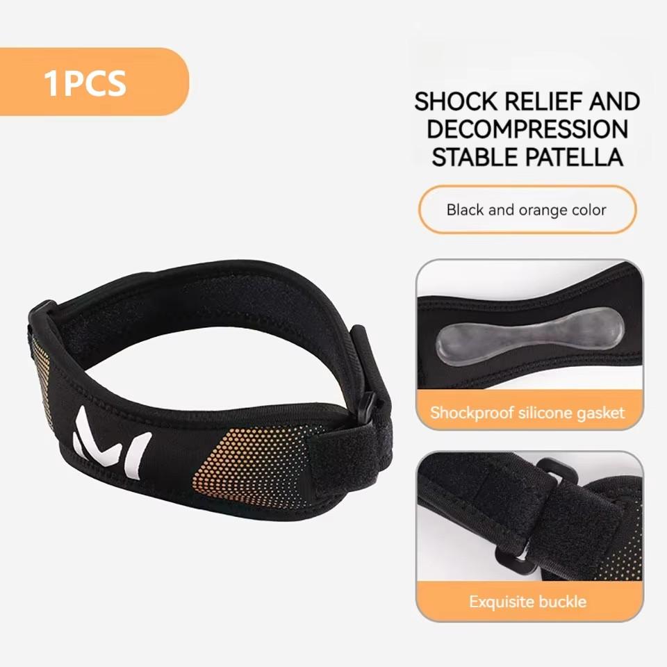 Loogdeel 1Pcs Patella Knee Strap Brace Adjustable Knee Patellar Tendon Stabilizer Support Band For Soccer Basketball Running