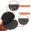 Black Adhesive Tape Household Use Touches Fastener Pad Fixed Patch Double Sided Mat Grip Strap Self-adhesive DIY Apparel
