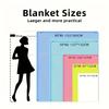 1pc Multicolor Plaid Print Flannel Blanket - Soft, Comfortable, Warm, All-Season, Multipurpose Office, Camping, Travel, Gift Bla