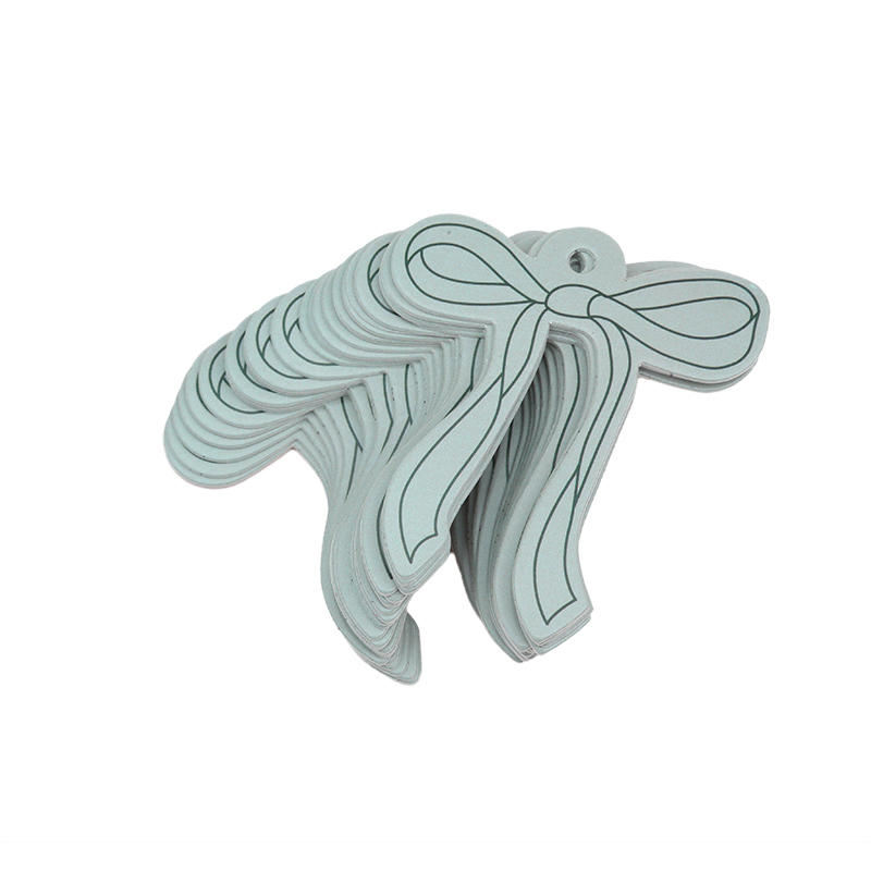 50pcs Cute Bow Hanging Tag DIY Handmade INS Gift Flowers Baking Decoration Fashion Paper Hanging Tag Baking Products
