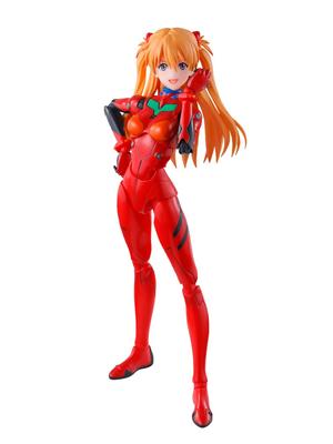 TAMASHII NATIONS Neue Kinofassung Shikinami Asuka ca. PVC bemalte Actionfigur S.H.Figuarts Evangelion Langley, 135mm, & ABS,