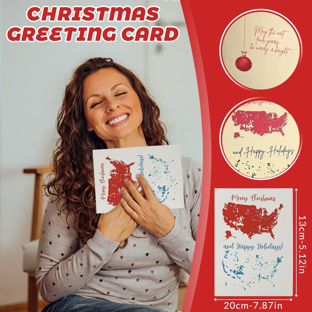 Creative 2024 Merry Christmas American Greeting Cards