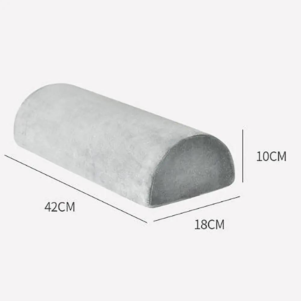 Memory Foam Bolster Pillow Hypoallergenic Removable Cover Under Knee Pillow Ergonomic Multi-functional Semi Roll Pillow