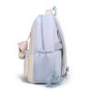 Large Capacity Backpack Color Block Student Schoolbag