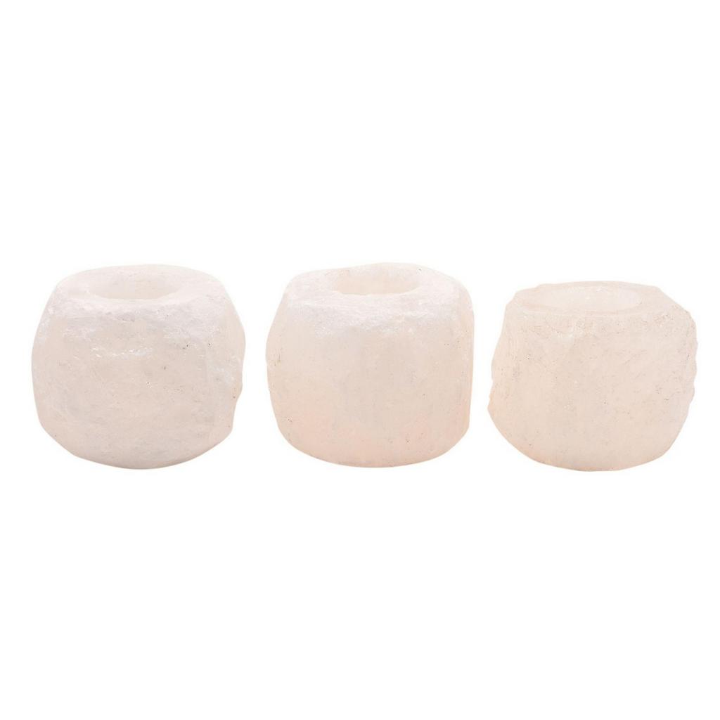 Serenity Natural Stone Tealight Holder (Pack of 3)