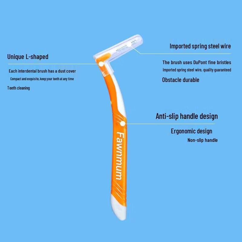 Little Deer Mom Classic L-Shape Interdental Brushes