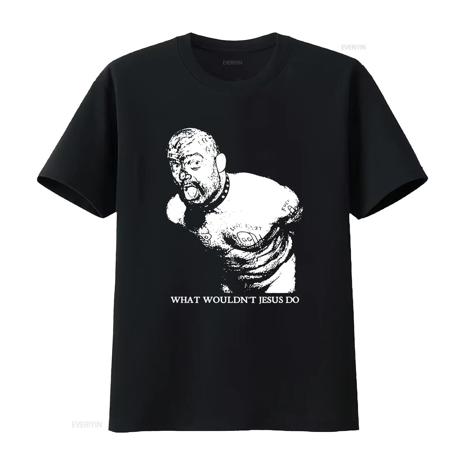 

Rare Gg Allin What Wouldn t Jesus Do Punk Rock N Roll T Shirt S 5Xl vintage Washed Comfortable graphic streetwear Slightly - ... S разноцветный