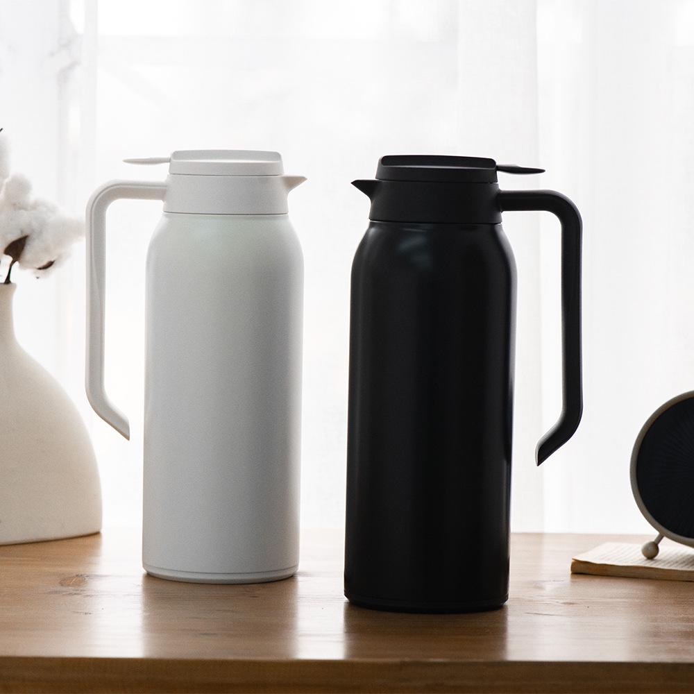 Portable 316 Stainless Steel Thermos Flask - Large Capacity Coffee & Tea Hot Water Bottle for Home, Dorm & Student Use