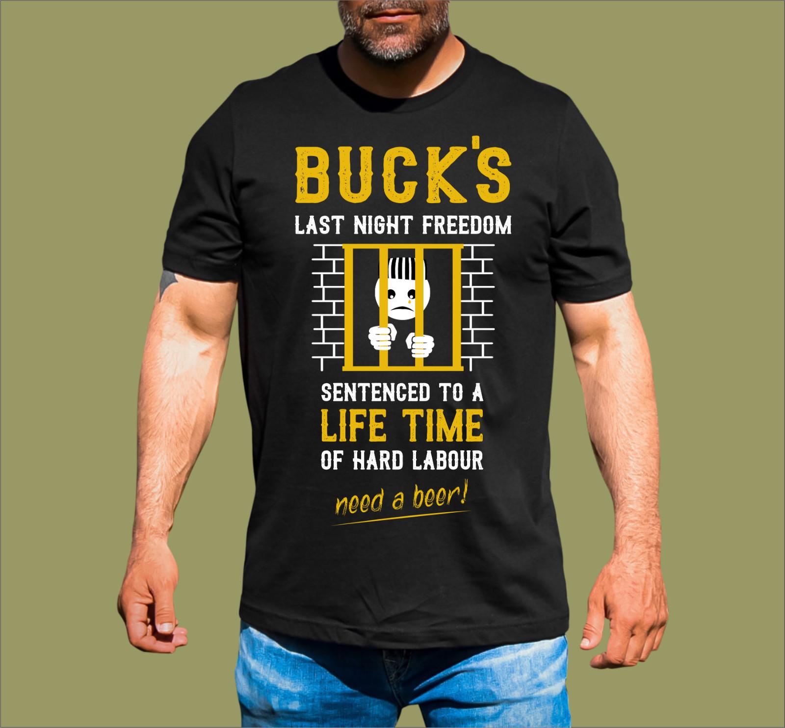 BUCKS NIGHT NEED A BEER T-SHIRT XXXL
