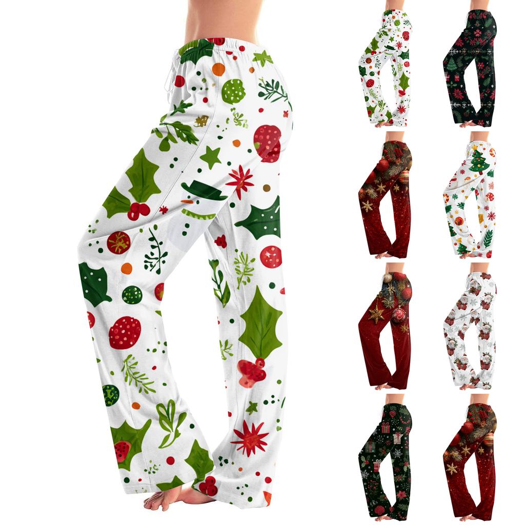 Women's Fashion Loose Casual  Printed Casual Pants