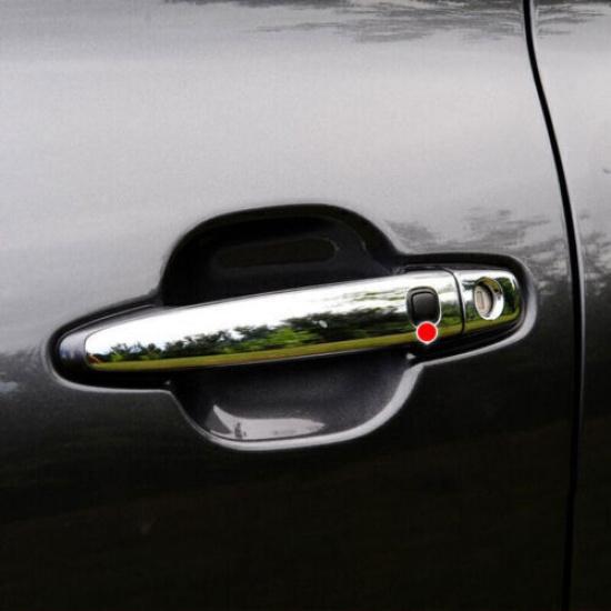 For Toyota Highlander 2008-2013 ABS Chrome Side Smart Door Handle Cover Trim