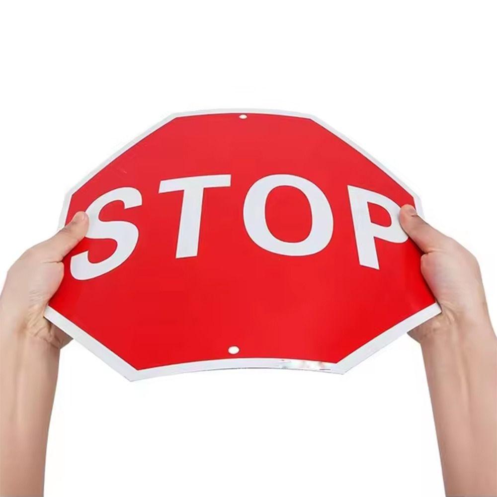 12" x 12"/30 x 30cm Stoppschild Achteck Outdoor Straßenschild Straßenverkehr