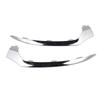 2PCS Chrome Front Bumper Lower Trim 2058851374 Replacement for Benz C‑Class W205 C205 A205 S205