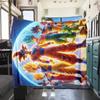 1PC Son Goku  Print Flannel Blanket, High Quality All Seasons, Home Decor, Warmth and Comfort, Perfect for Christmas Gifts