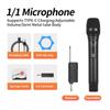 Rechargeable Wireless Metal Microphone for Stage, Home, KTV, Outdoor Speaker, Conference, and Performance.