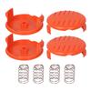 Grass Trimmer Spool Cover Spring Set For  AFS Trimmer GH600 NST2018 Spool Cap Covers And Spring Garden Tool