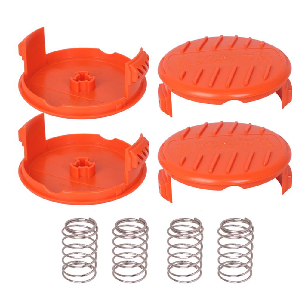 Grass Trimmer Spool Cover Spring Set For AFS Trimmer GH600 NST2018 Spool Cap Covers And Spring Garden Tool