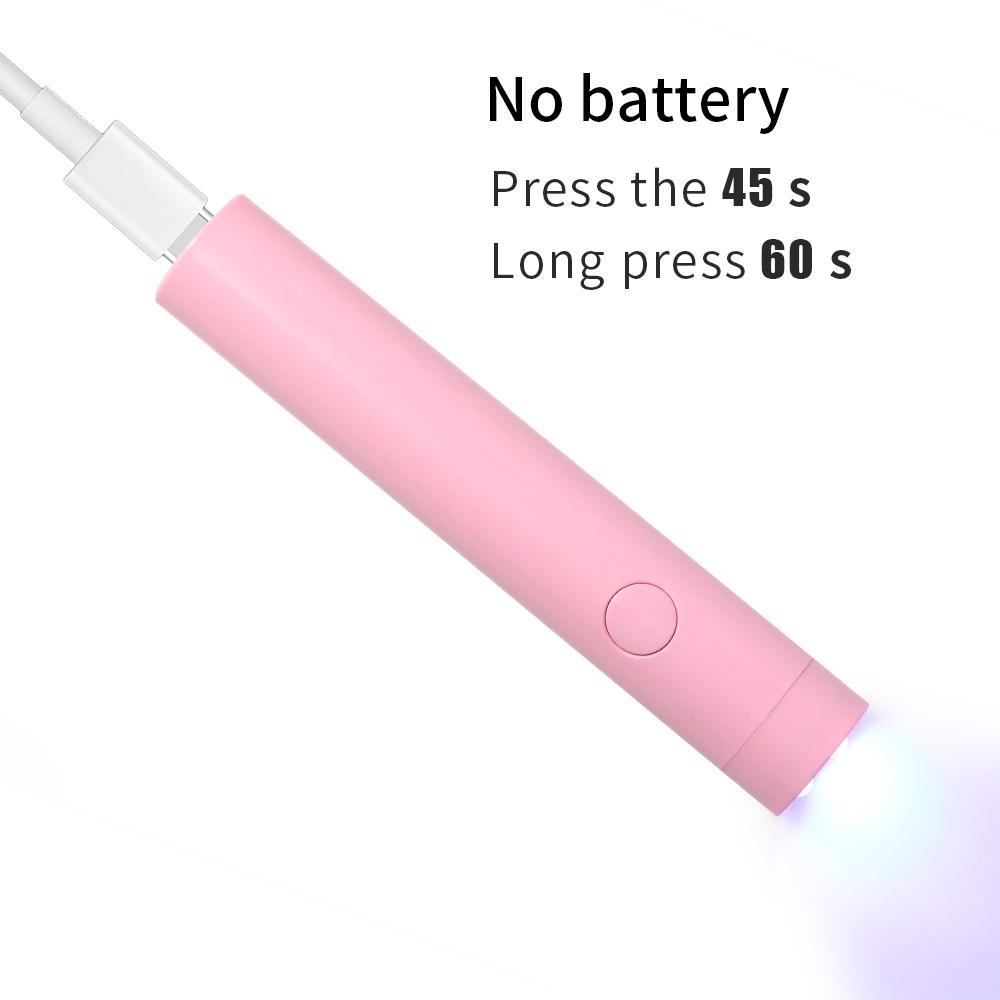 Vysoušeč nehtů ve stylu pera UV světlo na gelové nehty UV LED lampa na manikúru Lampa na sušení gel laku na nehty Nástroje