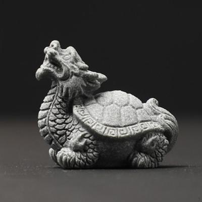 Dragon Turtle Tea Pet Desktop Ornaments Micro Landscape Birthday Gift Fish Tank Landscaping