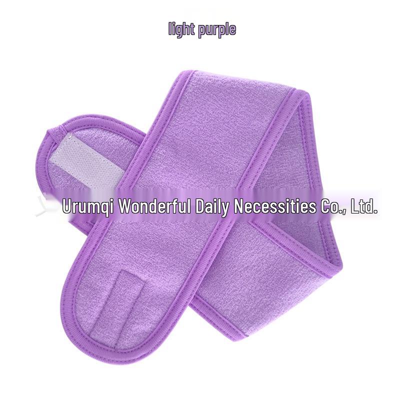 Velcro Hair Tie Women's Makeup Headband - European & American Style Hair Accessories